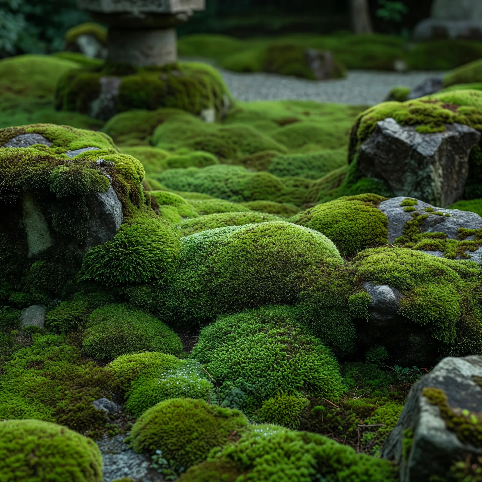苔庭 緻密なコケの庭づくり